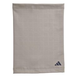Dzianinowy komin na szyję. Białe szaliki i kominy damskie Adidas, bez wzorów, z dzianiny. Za 129.00 zł.