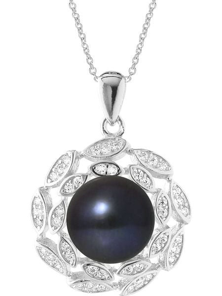 Pearline Srebrny naszyjnik z zawieszką - dł. 42 cm rozmiar: onesize. Niebieskie naszyjniki damskie Pearline, srebrne. Za 152.99 zł.