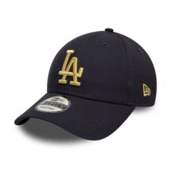 Czapka z daszkiem New Era 9FORTY Los Angeles Dodgers Metallic 60595193. Niebieskie czapki męskie New Era, bez wzorów. Za 124.00 zł.