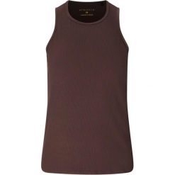 Damski tank top Athlecia Tinashe V2. Brązowe topy sportowe damskie Athlecia, bez wzorów, z materiału, bez ramiączek. Za 138.00 zł.