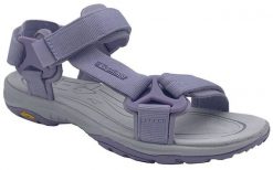 Sandały damskie Karrimor Nassau Lady. Niebieskie obuwie trekkingowe damskie Karrimor, bez wzorów, z materiału, bez obcasa. Za 261.99 zł.