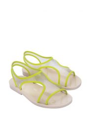 Melissa Sandały w kolorze żółtym rozmiar: 39. Żółte sandały damskie Melissa, bez wzorów, bez obcasa. Za 115.95 zł.