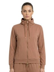 Elegancka damska bluza z zamkiem błyskawicznym. Czarne bluzy bez kaptura damskie LEONE 1947 APPAREL, m. Za 412.58 zł.
