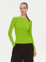 Samsøe Samsøe Bluzka Lea F23400041 Zielony Slim Fit. Zielone bluzki damskie Samsoe & Samsoe, s, bez wzorów, z wiskozy, bez kołnierzyka, bez ramiączek. Za 439.99 zł.