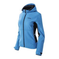 Kurtka damska Softshell Brugi 2NEA - błękitna, Rozmiar M. Niebieskie kurtki damskie Brugi, m, bez wzorów, z dzianiny. W wyprzedaży za 179.99 zł.