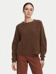 Marella Sweter Giunco 2623366322 Brązowy Loose Fit. Brązowe swetry klasyczne damskie Marella, l, z wełny, bez kołnierzyka. Za 939.99 zł.