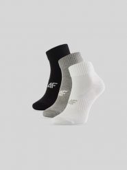 4F Skarpetki krótkie (3-pack) męskie - multikolor 43-46. Skarpetki męskie 4f, bez wzorów. Za 49.99 zł.