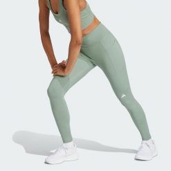 Legginsy Own the Run 7/8. Zielone legginsy damskie Adidas, l, bez wzorów, z materiału. W wyprzedaży za 228.30 zł.