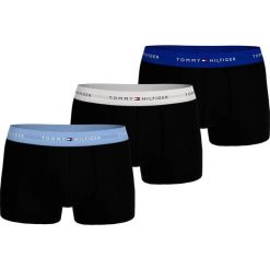 Bokserki majtki męskie Tommy Hilfiger 3-Pack. Czarne bokserki męskie Tommy Hilfiger, bez wzorów, z bawełny. Za 139.00 zł.