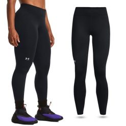 Legginsy termoaktywne damskie Under Armour ColdGear Authentics ocieplane. Czarne bielizna termoaktywna damska Under Armour, s, bez wzorów. Za 139.99 zł.
