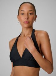 Góra od bikini damska 4F 4FWSS26UBKTF088. Czarne bikini damskie 4f, bez wzorów. Za 69.99 zł.