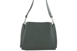Kuferek skórzany BARBERINI'S c. zielony 825-42. Zielone shopper bag damskie Barberinis, bez wzorów, ze skóry, małe, bez dodatków. Za 349.99 zł.