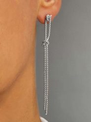 Les Petites Précieuses Srebrne kolczyki-wkrętki rozmiar: onesize. Szare kolczyki damskie Les Petites Précieuses, srebrne. Za 100.75 zł.