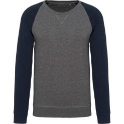 Bluza z okrągłym dekoltem Kariban bicolore Manches Raglan. Niebieskie bluzy bez kaptura męskie KARIBAN, m. Za 154.00 zł.