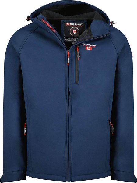 ANAPURNA Kurtka softshellowa "Takitana" w kolorze granatowym rozmiar: XXL. Niebieskie kurtki outdoor męskie ANAPURNA, xxl, bez wzorów, bez kaptura. Za 189.95 zł.