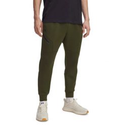 Spodnie Under Armour Ua Unstoppable Flc Jgr Eu Dorośli. Zielone spodnie sportowe męskie Under Armour, z bawełny. Za 523.99 zł.