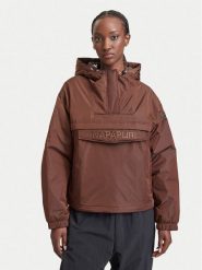 Napapijri Kurtka anorak Rainforest Optique W NP0A8AHAW331 Brązowy Oversize. Brązowe kurtki damskie Napapijri, xs, bez wzorów, z syntetyku, bez kaptura. Za 1,229.00 zł.