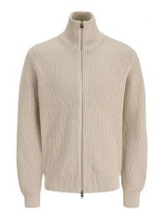 Jack & Jones Kardigan w kolorze beżowym rozmiar: XL. Brązowe kardigany męskie Jack & Jones, xl, bez wzorów, z bawełny, bez kołnierzyka. Za 148.61 zł.