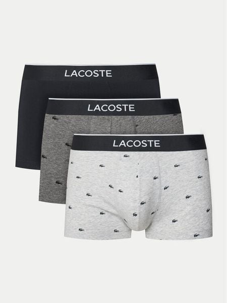 Lacoste Komplet bokserek 5H1299 Kolorowy. Bokserki męskie Lacoste, bez wzorów, z bawełny. Za 159.99 zł.