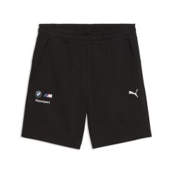 Męskie szorty BMW M MOTORSPORT Essentials PUMA. Czarne szorty męskie Puma, bez kołnierzyka. Za 219.00 zł.