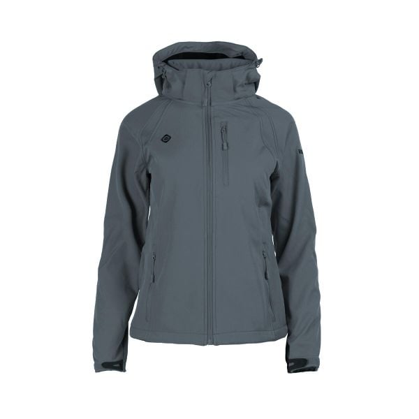 Kurtka STRATUS W Soft Shell z membraną AWPS – wodoodporna, termiczna i wiatroszc. Szare kurtki damskie IZAS, m, bez wzorów, z materiału, bez kaptura. Za 326.04 zł.