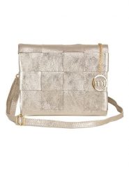 Mia Tomazzi Skórzana torebka "Empoli" w kolorze złotym - 23 x 17 x 5 cm rozmiar: onesize. Żółte torebki klasyczne damskie Mia Tomazzi, bez wzorów, z materiału, bez dodatków. Za 250.35 zł.