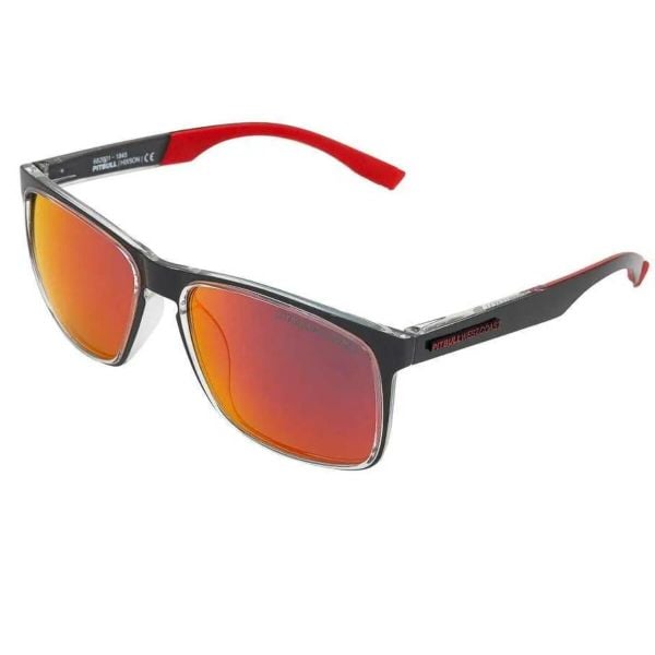 Okulary przeciwsłoneczne PitBull West Coast Hixson UV400 Szare/Czerwone. Czarne okulary przeciwsłoneczne męskie PITBULL, z nylonu. Za 159.00 zł.