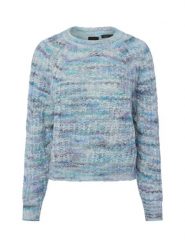 BOSS Orange Sweter z zawartością alpaki - Fiambella Kobiety Wełna niebieski|wielokolorowy, S. Niebieskie swetry klasyczne damskie Boss Orange, s, z dzianiny, bez kołnierzyka. Za 549.95 zł.