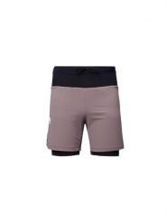 Spodenki do biegania męskie Millet Intense 2in1 Short M Active Fit. Czarne szorty męskie Millet, z meshu, bez kołnierzyka. Za 299.00 zł.