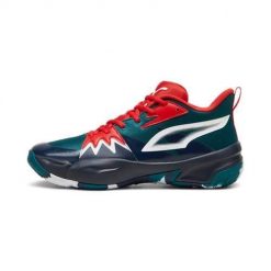 Buty koszykarskie męskie Puma Genetics Mid. Niebieskie obuwie do biegania damskie Puma. Za 419.99 zł.