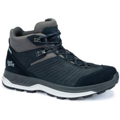 Buty trekkingowe Hanwag Bluestrait ES. Niebieskie buty trekkingowe męskie Hanwag, na zimę, z gumy, bez zapięcia, trekkingowe. Za 951.00 zł.