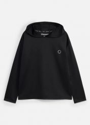 Bluza z kapturem oversize, szybkoschnąca. Czarne bluzy z kapturem damskie bonprix. Za 109.99 zł.