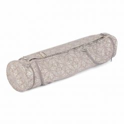 Bawełniana torba na matę do jogi Bodhi Asana Bag 60 - beżowy. Szare torebki klasyczne damskie BODHI, bez wzorów, z bawełny, bez dodatków. Za 89.99 zł.