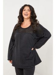 Curvy Lady Koszulka w kolorze czarnym rozmiar: 40/42. Czarne bluzki damskie Curvy Lady, bez wzorów, klasyczne, bez kołnierzyka, bez ramiączek. Za 86.99 zł.