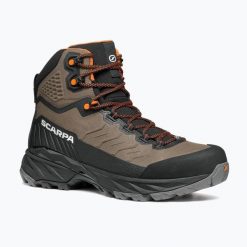 Buty trekkingowe męskie SCARPA Rush TRK LT GTX. Brązowe buty trekkingowe męskie Scarpa, bez zapięcia, trekkingowe. Za 799.99 zł.