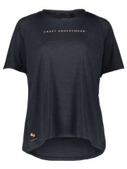 Craft Koszulka kolarska "ADV Gravel" w kolorze czarnym rozmiar: XL. Czarne bluzki sportowe damskie Craft, xl, bez wzorów, bez ramiączek. Za 127.95 zł.