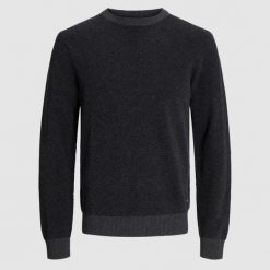 Sweter Jack & Jones Globe Mood Indigo. Niebieskie swetry męskie Jack&Jones, m, bez wzorów, bez kołnierzyka. W wyprzedaży za 157.95 zł.