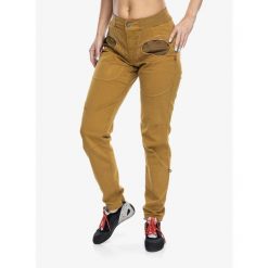 Spodnie wspinaczkowe damskie E9 Ondart Slim-BB. Brązowe spodnie dresowe damskie E9, bez wzorów, sportowe. Za 366.99 zł.