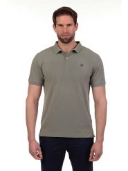 The Time of Bocha Koszulka polo w kolorze khaki rozmiar: XXL. Brązowe koszulki polo męskie The Time of Bocha, xxl, bez wzorów, z bawełny, bez ramiączek. Za 100.52 zł.