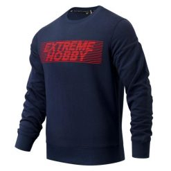 Bluza męska EXTREME HOBBY HIDDEN. Niebieskie bluzy bez kaptura męskie EXTREME HOBBY, m, z bawełny. Za 199.00 zł.