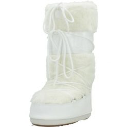 Buty MOON BOOT MB ICON FAUX Biały. Białe obuwie trekkingowe damskie Moon Boot, na zimę. Za 1,179.99 zł.