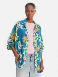 Billabong Koszula Summer Love EBJX603004 Niebieski Oversize. Niebieskie koszule damskie Billabong, s, bez wzorów, z wiskozy, bez kołnierzyka, bez ramiączek. Za 279.99 zł.