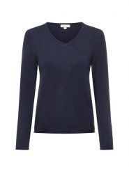Brookshire Sweter z dzianiny Kobiety Bawełna niebieski, S. Niebieskie swetry klasyczne damskie brookshire, s, z bawełny, bez kołnierzyka. Za 249.95 zł.