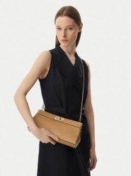 Tommy Hilfiger Torebka Th Modern Clutch AW0AW18727 Brązowy jasny. Brązowe torebki klasyczne damskie Tommy Hilfiger, bez wzorów, ze skóry, wizytowe, bez kołnierzyka, bez ramiączek. Za 529.99 zł.