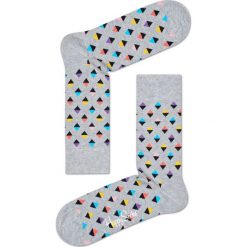 Happy Socks - Skarpetki Mini Diamond. Skarpetki damskie Happy Socks, bez wzorów, z bawełny. W wyprzedaży za 29.90 zł.
