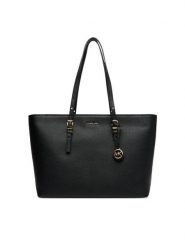 MICHAEL Michael Kors Torebka Quinn 30T5GQNT9L Czarny. Czarne torebki klasyczne damskie MICHAEL Michael Kors, bez wzorów, ze skóry, bez dodatków. Za 899.99 zł.