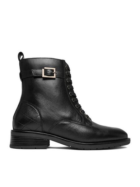 Lasocki Trzewiki CEO-WI23-ALEGRA-03 Czarny. Czarne botki damskie Lasocki, ze skóry, bez obcasa, na płaskiej podeszwie, bez zapięcia. Za 279.99 zł.