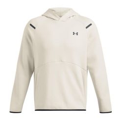 Bluza męska Under Armour Unstoppable Fleece Jgr. Brązowe bluzy bez kaptura męskie Under Armour, bez wzorów, sportowe, bez kołnierzyka, bez ramiączek. Za 299.99 zł.