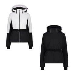 Kurtka damska narciarska CMP 34W4446. Czarne kurtki narciarskie i snowboardowe damskie CMP, xl, bez wzorów, z materiału, bez kaptura, narciarskie. Za 1,319.60 zł.