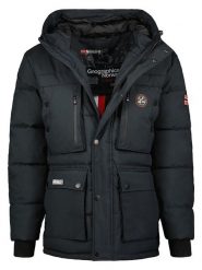 Geographical Norway Parka "Albert" w kolorze granatowym rozmiar: XXL. Niebieskie parki męskie Geographical Norway, xxl, bez wzorów. Za 304.56 zł.